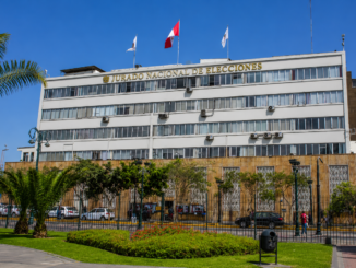 Sede del Jurado Nacional de Elecciones de Perú donde se confirmó una multa por aportes de fuente prohibida