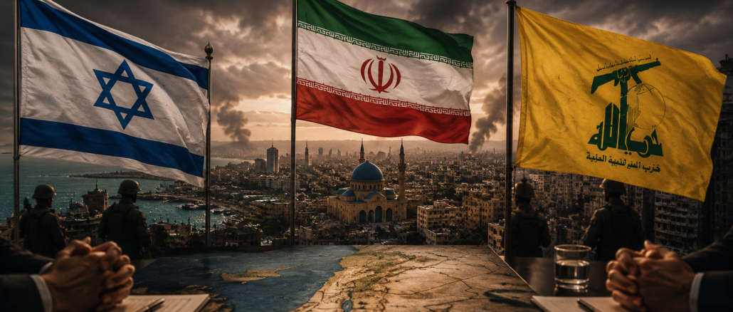 Tregua entre Israel y Hezbolá bajo la influencia de Irán en medio de las tensiones geopolíticas de Oriente Medio.