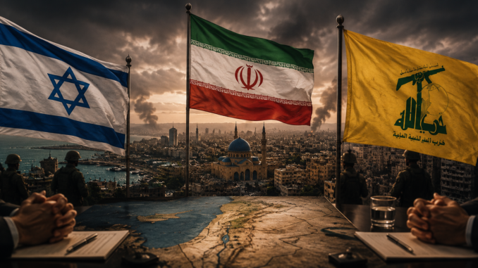 Tregua entre Israel y Hezbolá bajo la influencia de Irán en medio de las tensiones geopolíticas de Oriente Medio.