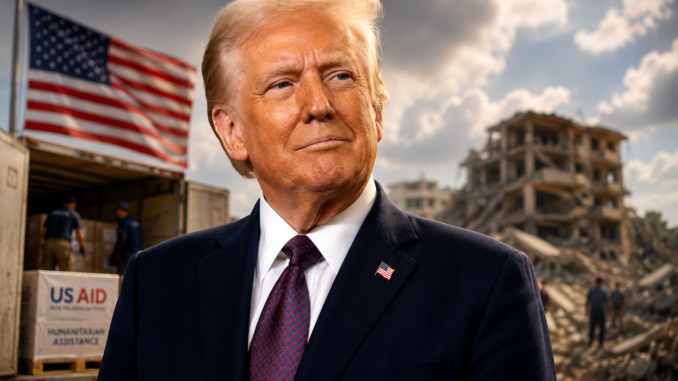 Donald Trump anuncia ayuda humanitaria para Venezuela tras el terremoto y ordena preparar la respuesta de las agencias estadounidenses.