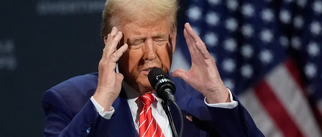 Donald Trump en evento oficial - Derechos de autor John Bazemore AP 2024