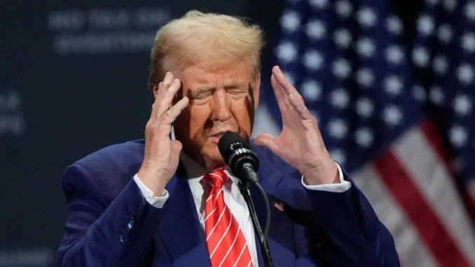 Donald Trump en evento oficial - Derechos de autor John Bazemore AP 2024