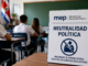 Neutralidad política MEP en escuelas y colegios públicos de Costa Rica tras la emisión de una nueva circular contra el proselitismo político.