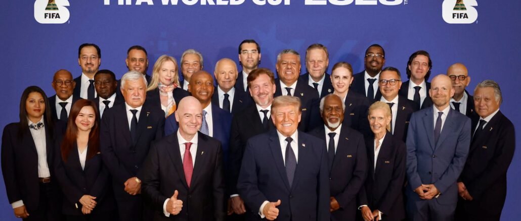 Recepción oficial de la Final de la Copa Mundial de la FIFA 2026 en la Trump Tower, Nueva York, con presencia de líderes internacionales y delegaciones deportivas.