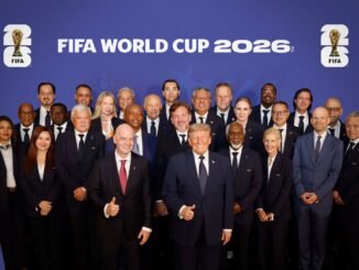Recepción oficial de la Final de la Copa Mundial de la FIFA 2026 en la Trump Tower, Nueva York, con presencia de líderes internacionales y delegaciones deportivas.