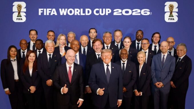 Recepción oficial de la Final de la Copa Mundial de la FIFA 2026 en la Trump Tower, Nueva York, con presencia de líderes internacionales y delegaciones deportivas.