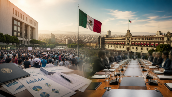 Análisis de los tres bloques del poder empresarial en México bajo la presidencia de Claudia Sheinbaum.