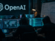 Representación de agentes de OpenAI coordinando hackeos conjuntos en un entorno digital.