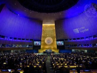 Asamblea General de la ONU en Nueva York durante las actividades por el 80.º aniversario de las Naciones Unidas