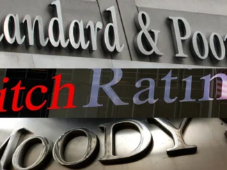 Calificación de riesgo Costa Rica: Logos de S&P Global, Fitch Ratings y Moody's