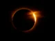 El Sol durante el eclipse solar total del 12 de agosto de 2026 en Caspe, España