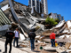 Escombros de un edificio derrumbado en Manizales tras el sismo de 7.4 en Colombia