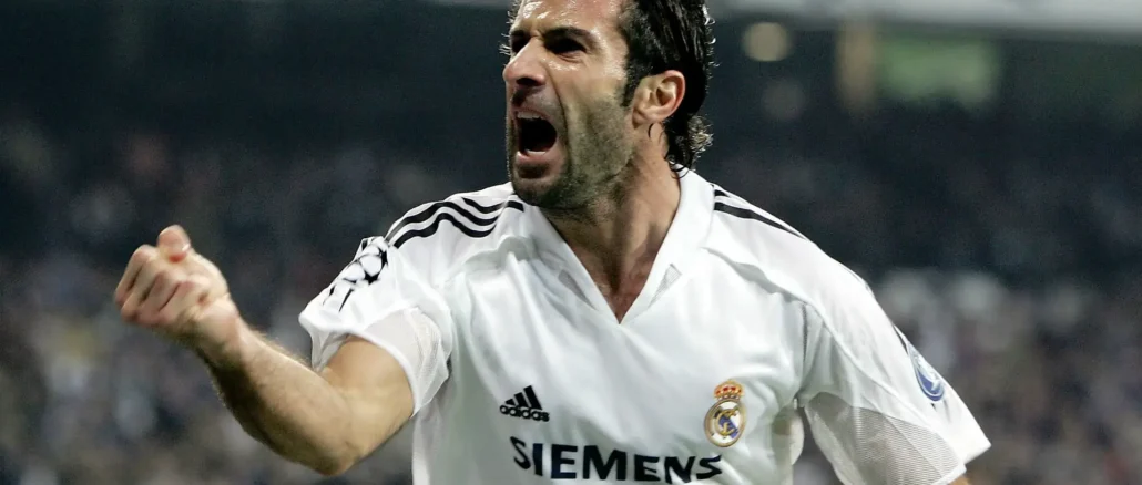 Luis Figo gritando gol con el Real Madrid - Críticas a Infantino y FIFA
