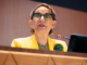Rebeca Grynspan durante la carrera por la Secretaría General de la ONU