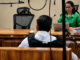 Seguridad de Ariel Robles durante una audiencia judicial