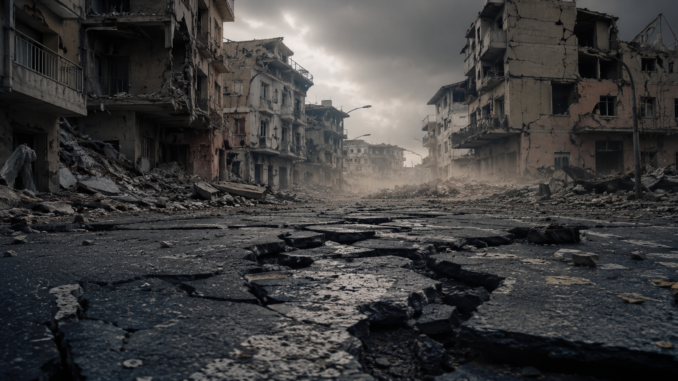 Imagen descriptiva generada con IA sobre terremotos en América Latina durante 2026
