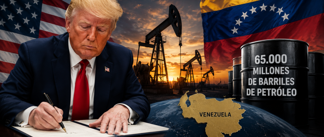 Donald Trump anuncia un acuerdo petrolero con Venezuela