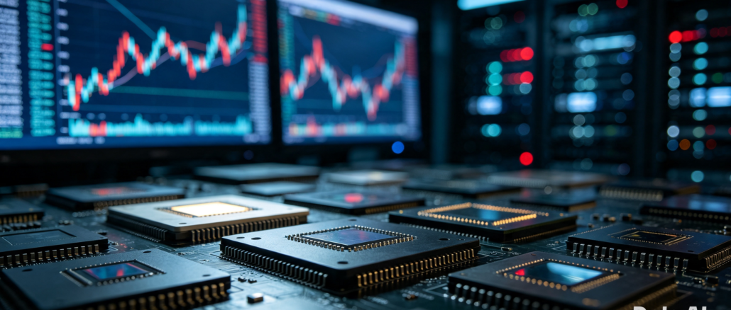 Acciones de chips se desploman ante el temor de una desaceleración del boom de la IA
