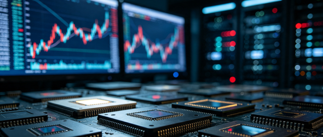 Acciones de chips se desploman ante el temor de una desaceleración del boom de la IA
