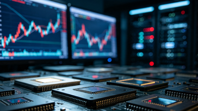 Acciones de chips se desploman ante el temor de una desaceleración del boom de la IA