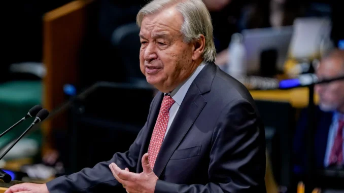 Crisis global según la ONU: António Guterres interviene durante la Asamblea General de las Naciones Unidas en Nueva York