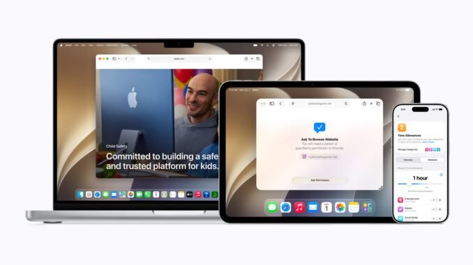 Nuevas funciones de seguridad para menores de Apple en iOS 27, iPadOS 27 y macOS 27