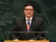 Boris Vasir Marchegiani Carrero, embajador de Costa Rica, interviene en el debate general del 81.º período de sesiones de la Asamblea General de la ONU.