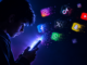 Foto ilustrativa generada con inteligencia artificial sobre menores de 15 años y redes sociales