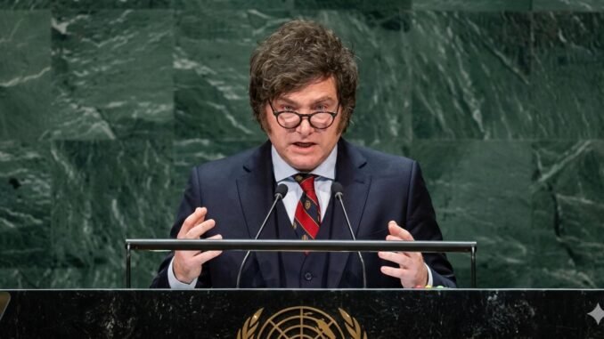 Críticas de Milei contra la ONU durante la Asamblea General en Nueva York