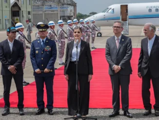 Laura Fernández llega a Barranquilla para fortalecer la cooperación contra el narcoterrorismo