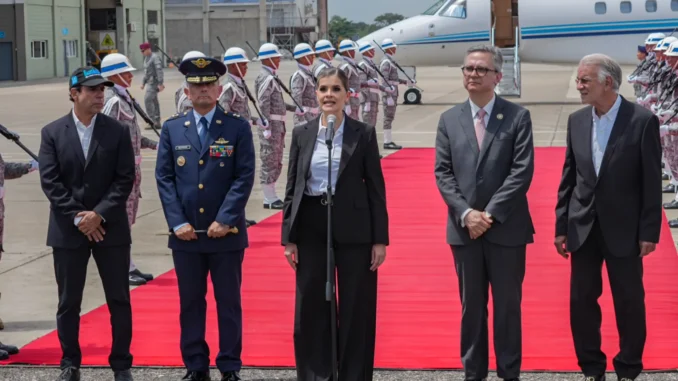 Laura Fernández llega a Barranquilla para fortalecer la cooperación contra el narcoterrorismo