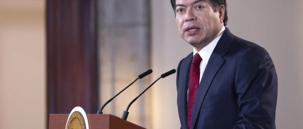 Mario Delgado anuncia en conferencia de prensa una estrategia para restringir el uso de celulares en las escuelas de México