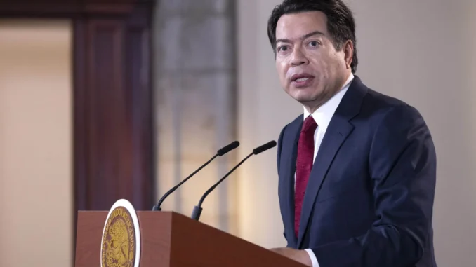 Mario Delgado anuncia en conferencia de prensa una estrategia para restringir el uso de celulares en las escuelas de México