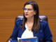 Marta Esquivel durante una intervención en el plenario legislativo