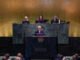 Donald Trump durante su discurso ante la ONU sobre América Latina