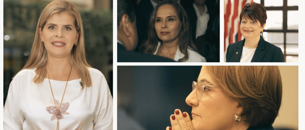 Mujeres presiden por primera vez los tres poderes de la República y el TSE