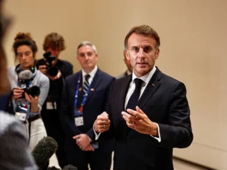 El presidente francés Emmanuel Macron antes de nuevas protestas en Francia