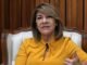 Patricia Solano durante el debate sobre su reelección