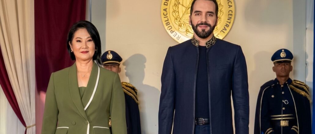 Keiko Fujimori visita El Salvador para conocer el modelo de seguridad de Nayib Bukele
