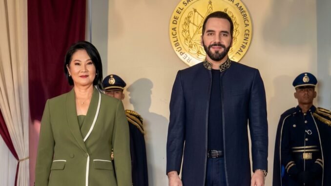Keiko Fujimori visita El Salvador para conocer el modelo de seguridad de Nayib Bukele